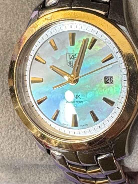 Tag Heuer Two-Tone Ladies Watch Gold & Silver with Mother of Pearl Dial & Date main image 6